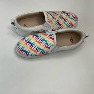 Ugg multicolor sneaker. Youth size 6, women’s size 8.
